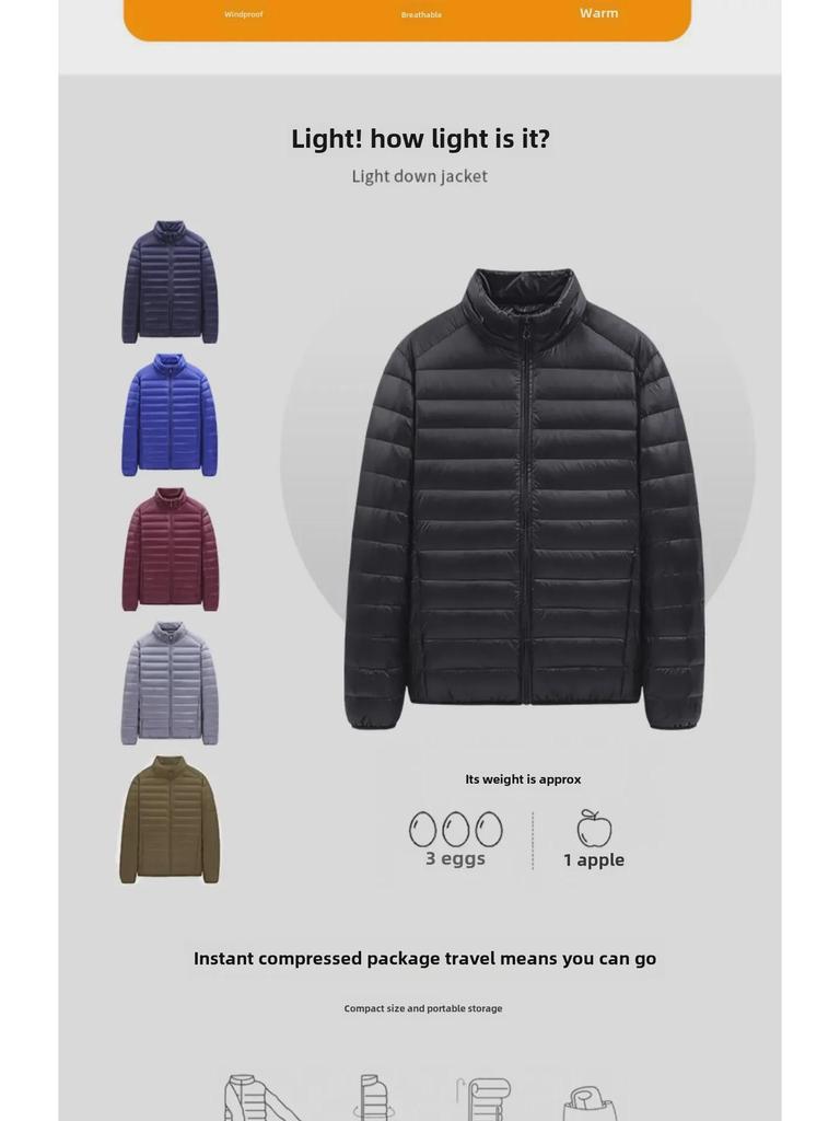 Зимняя мужская куртка большого размера 2023 года из легкого и теплого хлопка для работы