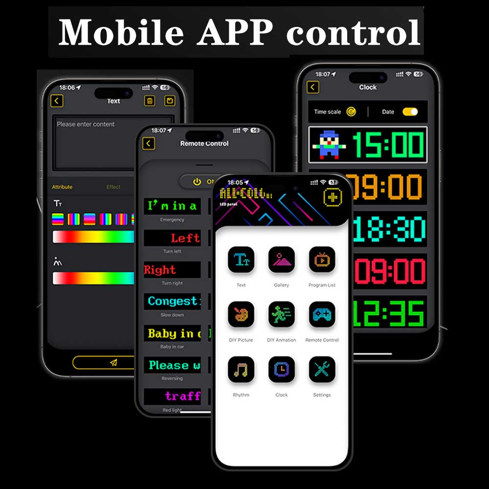Светодиодный знак автомобиля прокручивающийся реклама USB 5V Bluetooth приложение управление логотипом свет пользовательский текстовый узор анимация программируемый дисплей