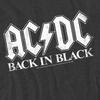 AC/DC Unisex Adult Back In Black T-Shirt