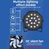 Цветной 18 LED Par Свет RGB Сценический Свет DMX512 с Пультом Дистанционного Управления Звуковая Активация Вечеринка Освещение для Дома Бара Мероприятия Шоу