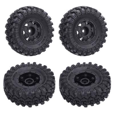 4 шт. Шины для радиоуправляемого грузовика для AXIAL SCX24 124 Пластиковые запчасти для колес и шин радиоуправляемого грузовика для замены и модернизации