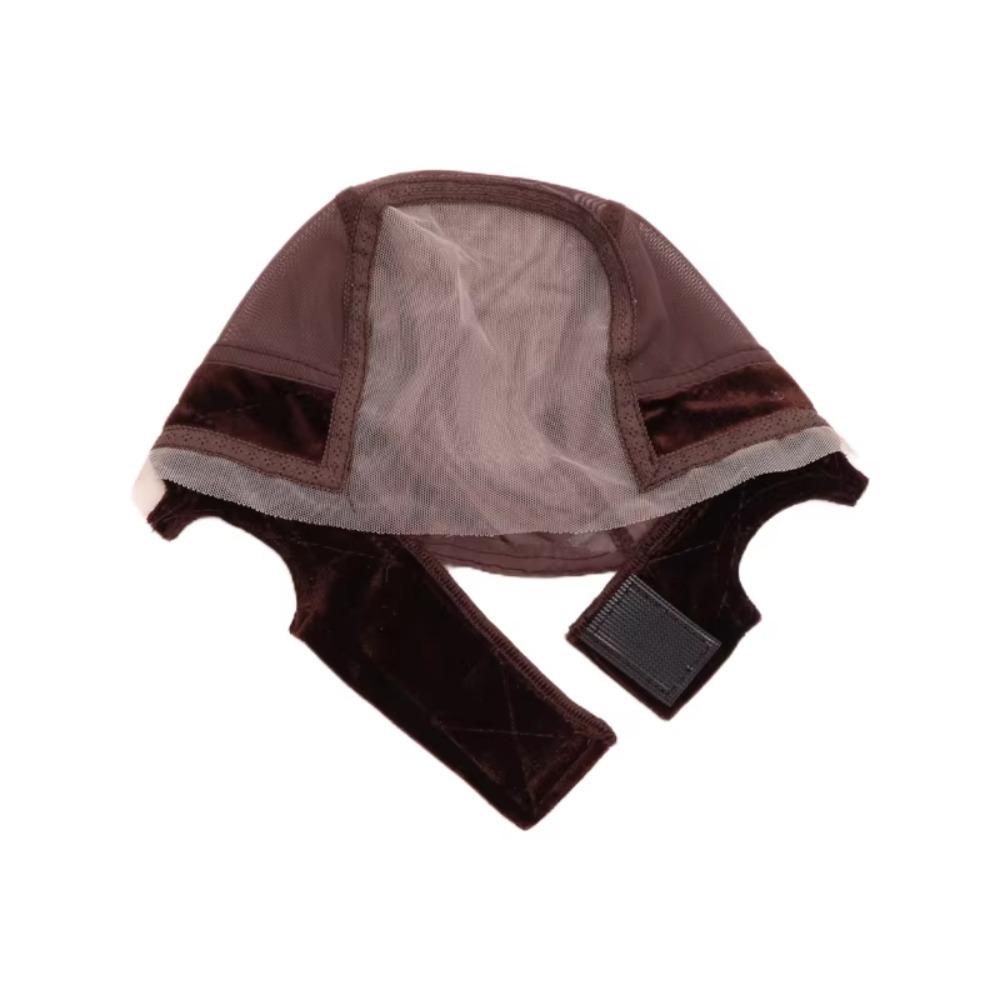 U-образная вентиляционная шапочка для парика с резинкой для захвата, кружевная шапочка для парика, новая купольная сетчатая шапочка для парика без клея