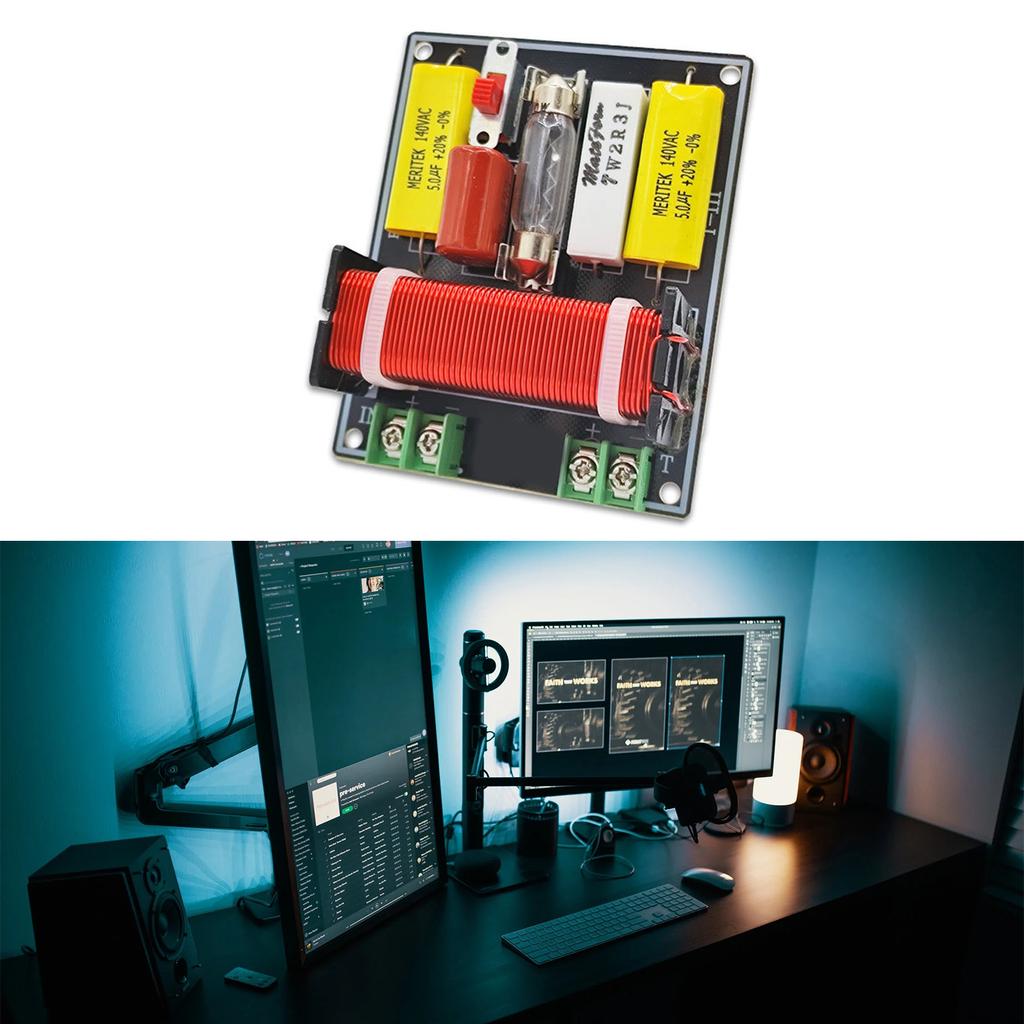150W Hifi Filter Circuit Board Stage Stereo Speaker Crossover for Tweeter Filters Treble Frequency Dividers 2200Hz