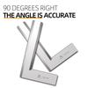 90-градусная линейка с лезвием ножа для столярных и плотницких инструментов по металлу, набор угольников, измерительный угольник, угловая линейка