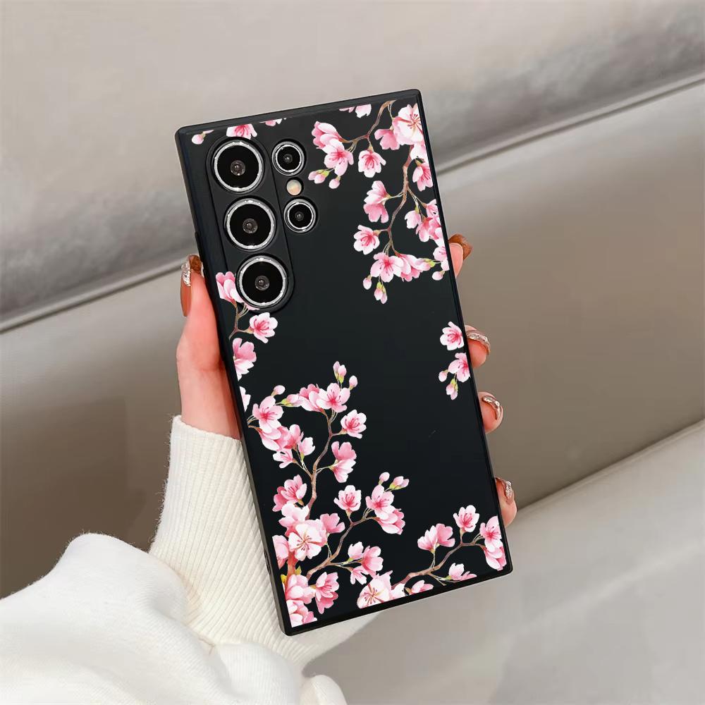 Яркий Цветочный Арт Чехол Для Телефона Для Samsung Galaxy S25 Ultra S24 Ultra S23 FE S22 S20 Plus A15 A35 A50 A51 A54 A55 A71 A72 A73 Cov