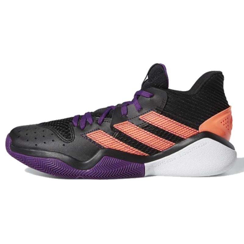 Adidas Harden Stepback Black Purple Coral Sneakers EF9889
