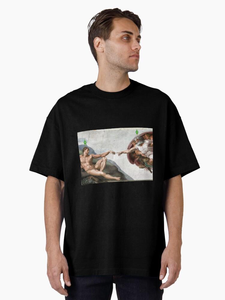 The Creation The Creation of Adam Sims Oversized T-Shirt