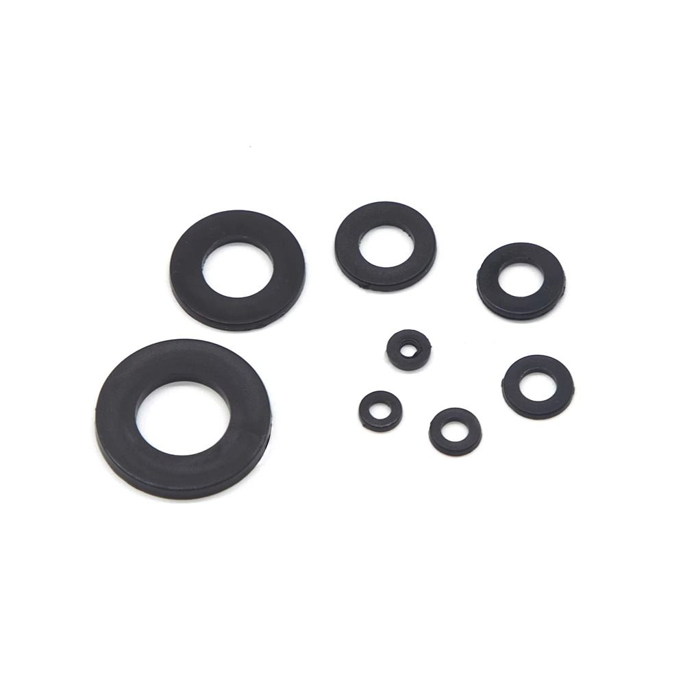 500 шт. 8 размеров Плоская прокладка-спейсер Изоляционное кольцо Новая нейлоновая шайба