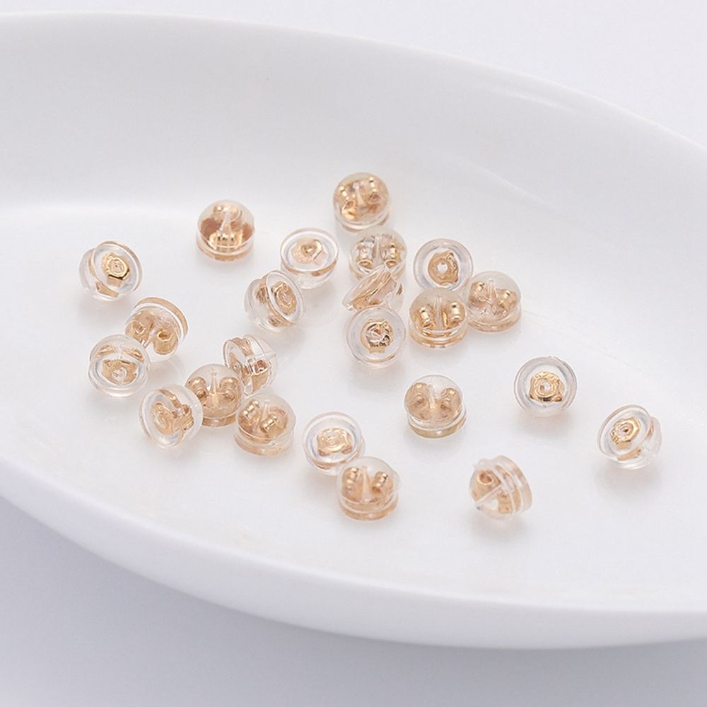 Soft Glue Jewelry Findings Earring Back Stoppers Ear Stud Backs Earring Pads DIY Stopper Plugs