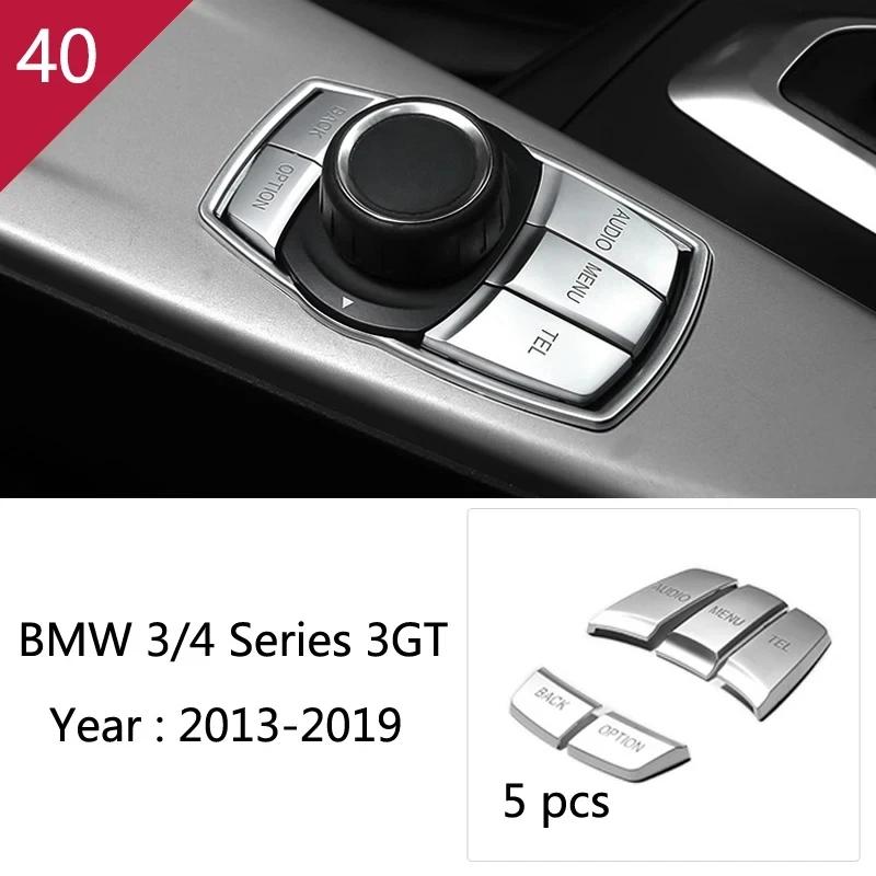 Accessories For BMW 3 4 Series 3GT F30 F32 F34 Car Inner Door Audio Speaker Gearshift Panel Door Armrest Reading Light Cover Tr