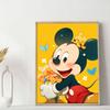 Алмазная вышивка своими руками Микки Маус Набор для вышивания крестом Мозаичное искусство Алмазная живопись Полная круглая алмазная Домашнее украшение