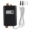 3800W Mini Electric Tankless Instant Hot Water Heater Bathroom Kitchen Washing Black