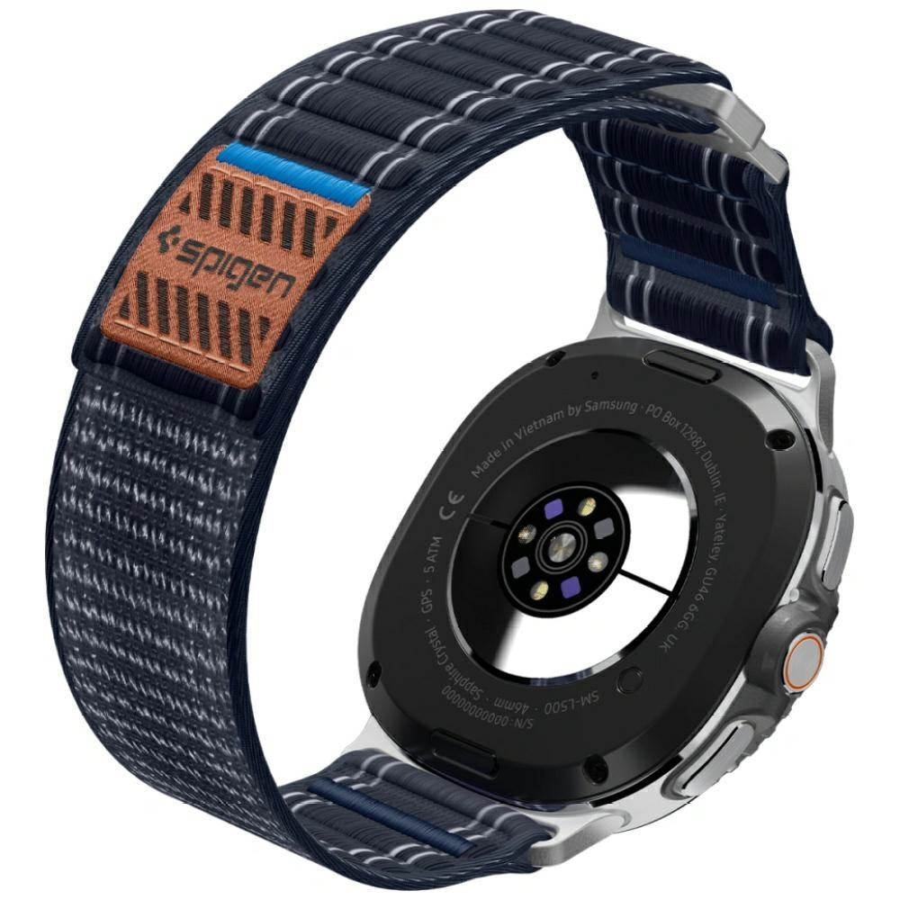 Pasek Spigen WBF0 do Samsung Galaxy      Watch 8 / Classic (40/44/46mm) granatowy