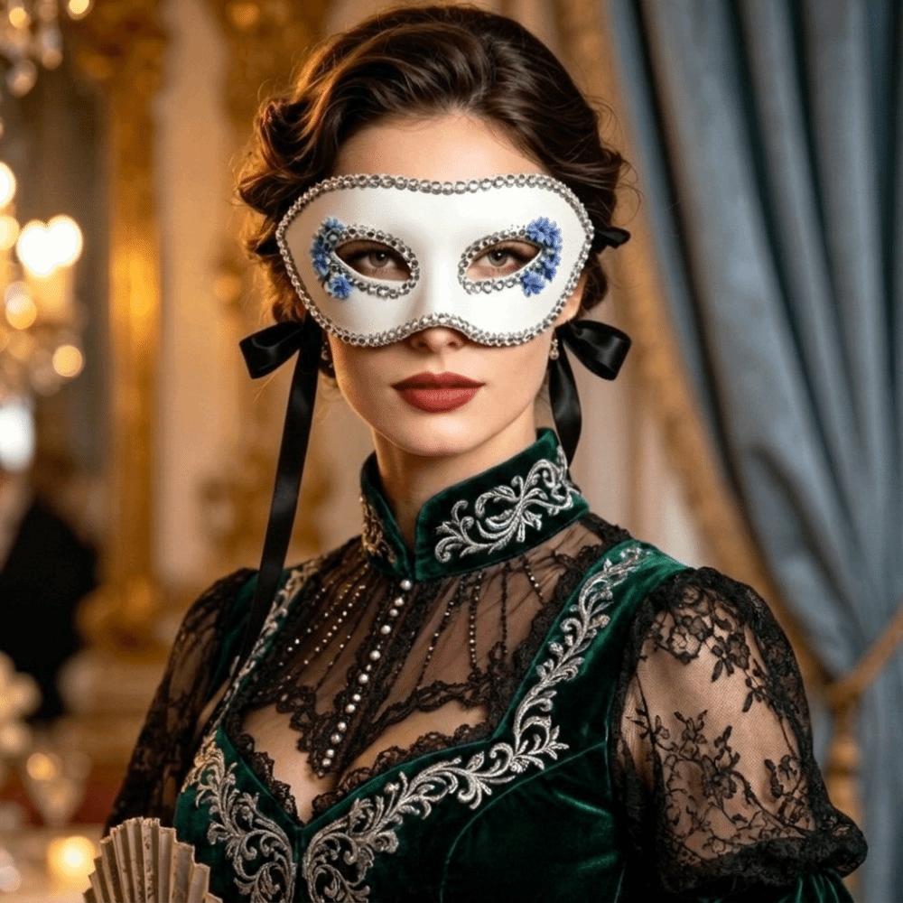 Masquerade Half Face Mask Handsome Masquerade Masque Classic Venetian Masquerade Mask Mardi Gras