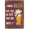 All You Need Is Beer Metal Tin Signs Beer Cups Posters Plate Wall Decoration for Bars Man Cave Cafe Clubs Retro Posters Plaque