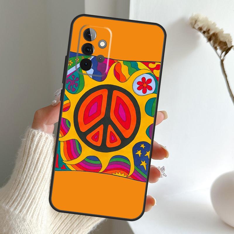 Хиппи Хиппи Психоделическое Искусство Мир Чехол Для Samsung Galaxy A52 A32 A12 A16 A26 A36 A56 A15 A35 A55 A34 A54 A13 A33 A53 A17 A06