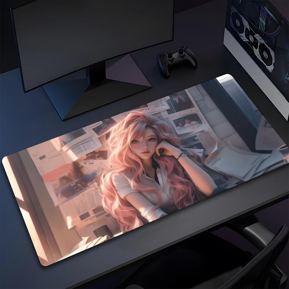 Cute Anime Girl Mouse Pad High Quality Natural Rubber Mouse Pad The Most Professional Washable Laptop Mouse Pad