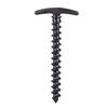 10pcs Screw Anchor Stakes Hiking Tent Stakes Pins Outdoor Camping Peg Ground Nails Spiral Plastic Fixing Supplies