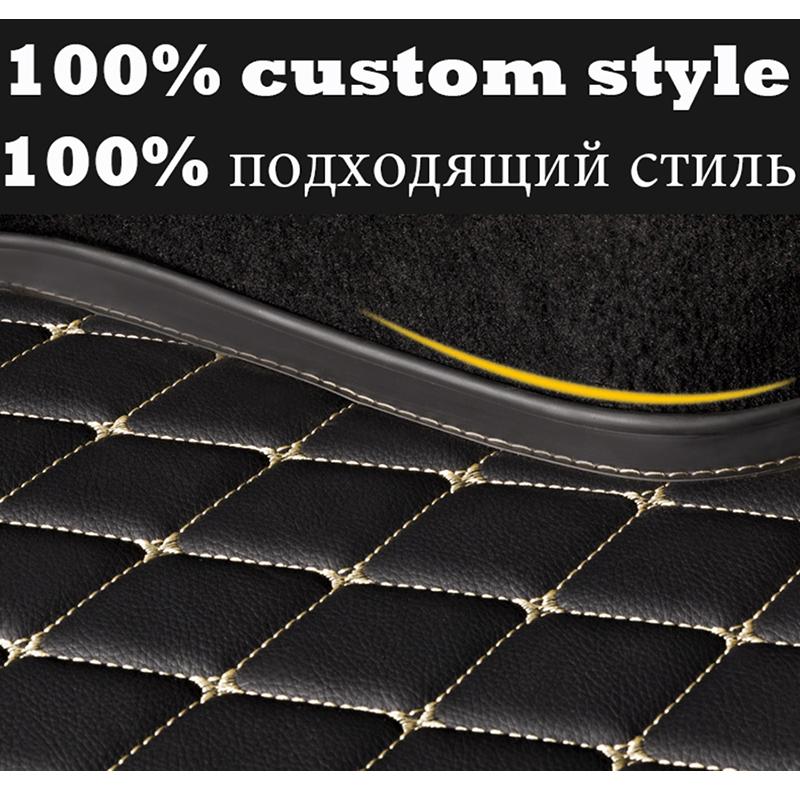 Коврик в багажник автомобиля из искусственной кожи для Tesla Model 3 Model S Model X Model Y Автомобильные аксессуары Авто