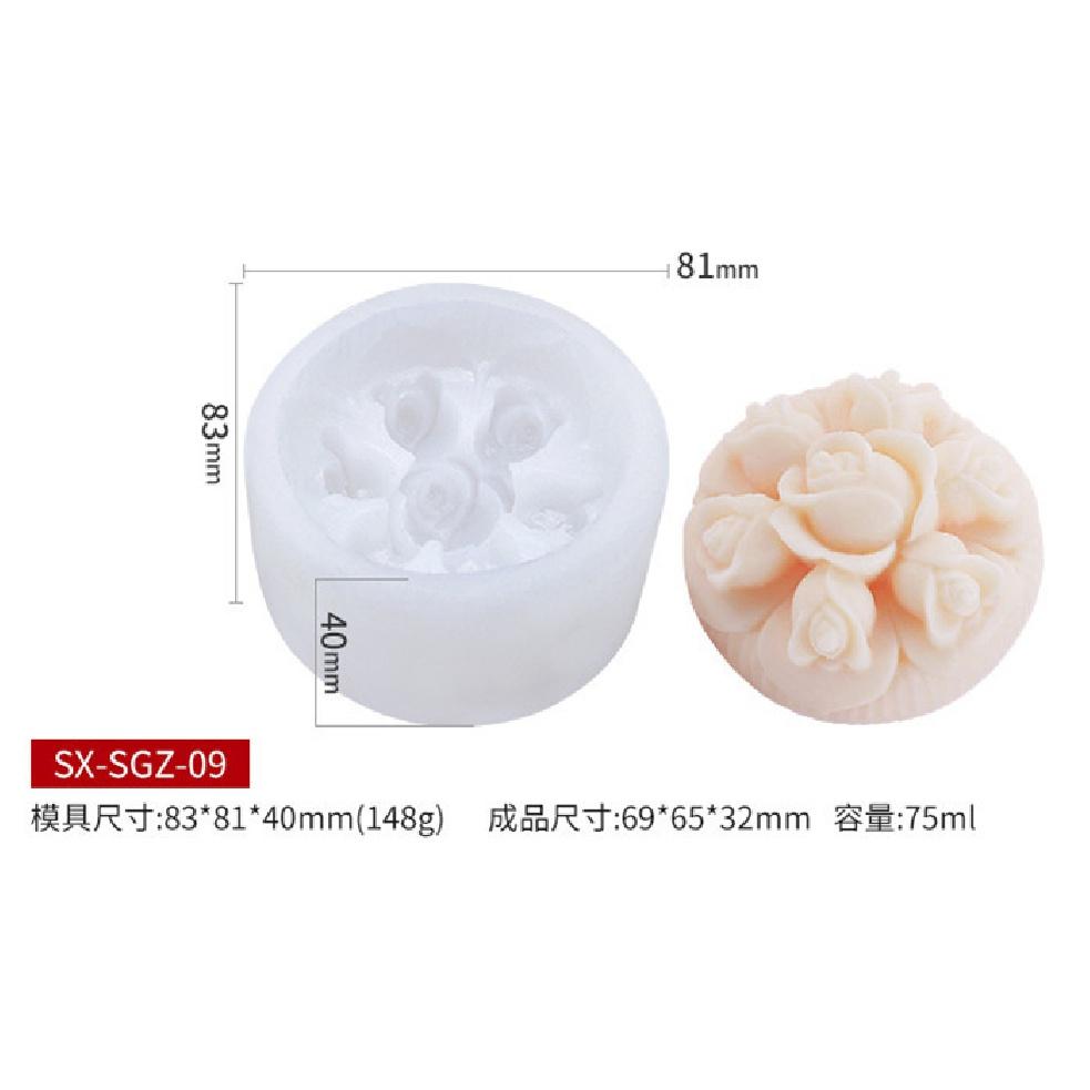 Пион, роза, силиконовая форма для мыла, форма для выпечки помадки, торта, сделай сам, ароматерапия, инструменты для украшения свечей, мыло ручной работы