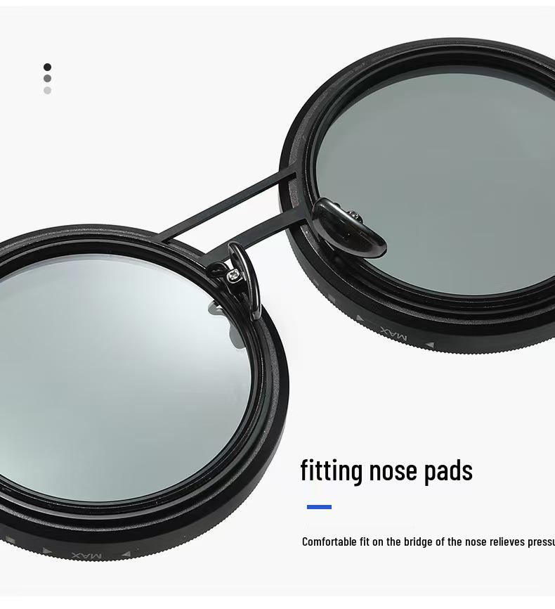 Полностью ручной работы поляризационный ND2-400 9-стоповый регулируемый фильтр нейтральной плотности солнцезащитные очки