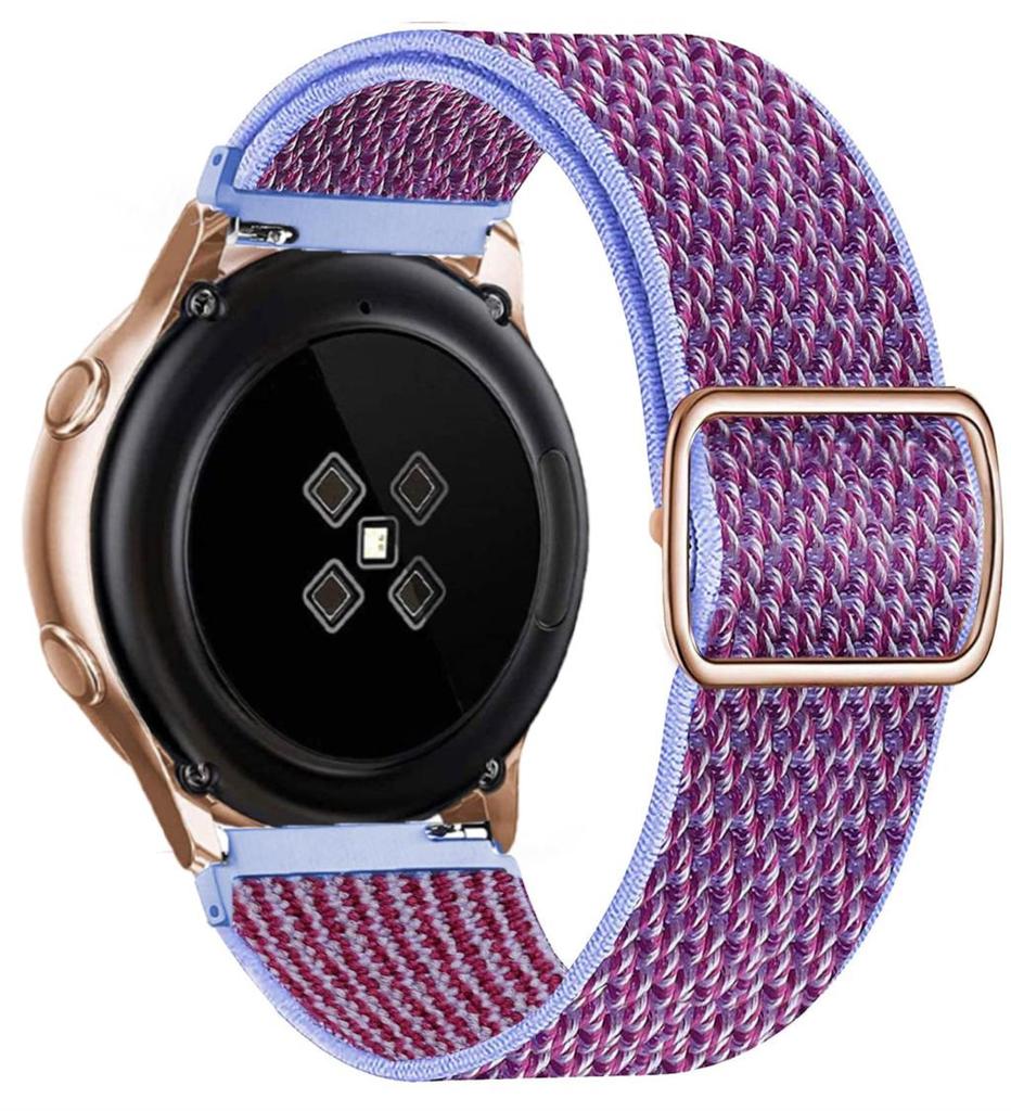 20 мм 22 мм ремешок Для Samsung Galaxy Watch 5/pro/4/classic/3/Active 2 44 45 мм Gear S3 Эластичный нейлоновый петлевой ремешок Huawei GT 2 2e pro 3