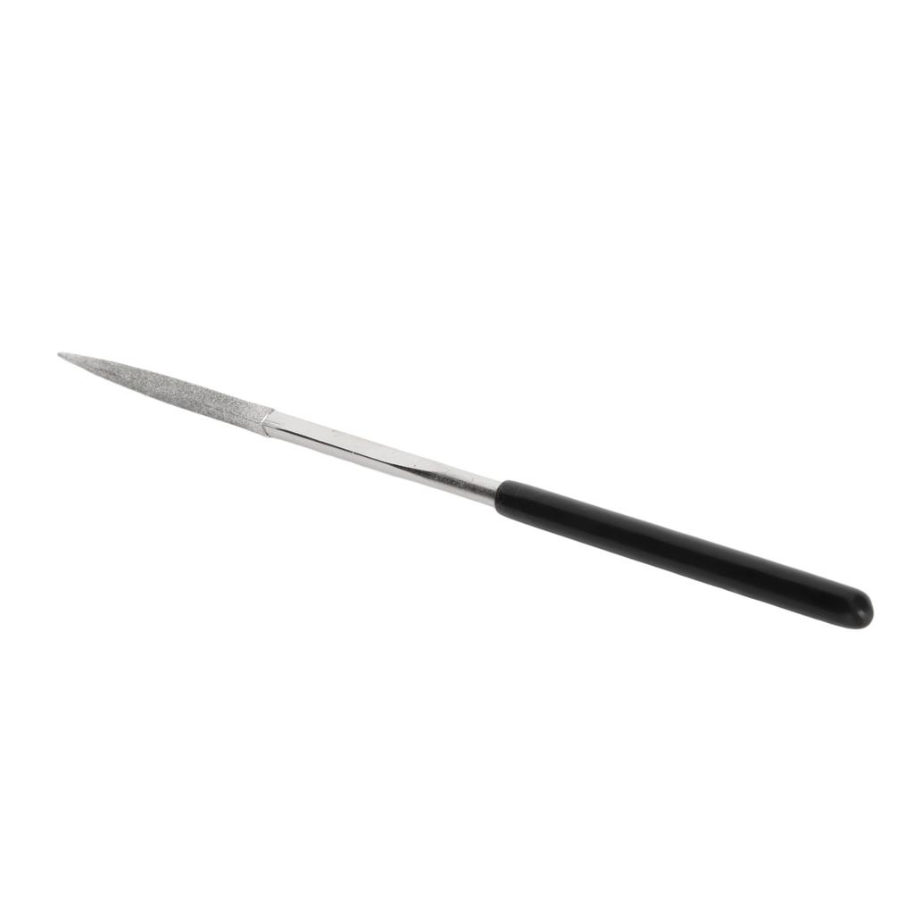 Напильник ювелирный с резиновой ручкой Полировальный напильник Инструмент для ручной шлифовки Для металла Дерева Пластика Модели Четырехугольный