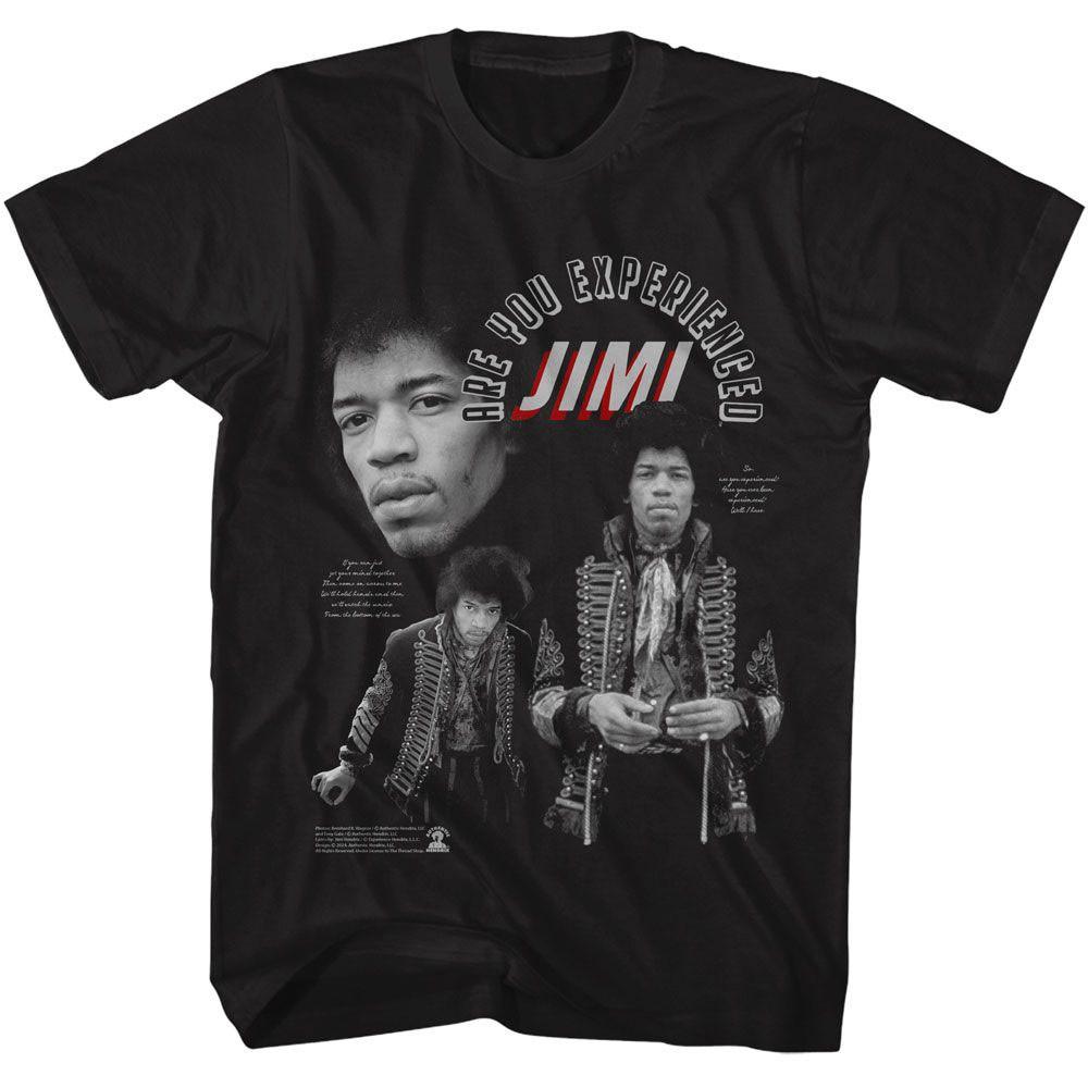 Men's Jimi Hendrix Jimi Hendrix Are You Experienced T-shirt Large Black