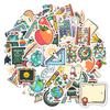 Playful Study Decals Cartoon Learning Teacher Reward Stickers Stationery Stickers For Fridge Laptop Guitar