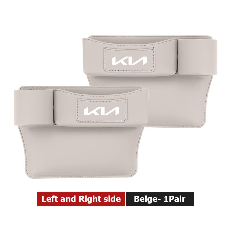 LQFH2 For KIA Car Door Side Seat Gap Storage Box Cup Holder Interior Accessories Rio K5 K2 Sportage Ceed Sorento Picanto Stinger Soul