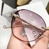 Women Men Luxury Rimless Reading Glasses Fashion Design Round Gradien Eyewear Trendy New Ladies Far Sight Eyeglasses Degrees