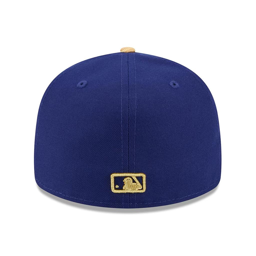 [New Era] 7-78 (approx. 62.5cm) 2025 Gold Collection Overseas Import Cap LP59FIFTY Los Angeles Dodgers MLB 2025 GOLD COLLECTION FITTED CAP ROYAL BLUE