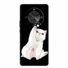 Coque For Honor X70 5G Case Cartoon Cat Funda Black Silicone Soft Back Cover For Honor X70 2025 Phone Case Cover X 70 HonorX70