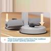 Sit Up Assistant Device Adjust Floor Sit Up Bar with Strong Suctions Cups