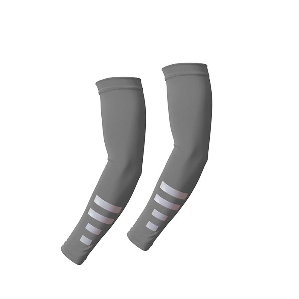 Quick-drying Ice Silk Sleeves Fluorescent UV Protection Arm Covers Reflective Arm Warmers Night
