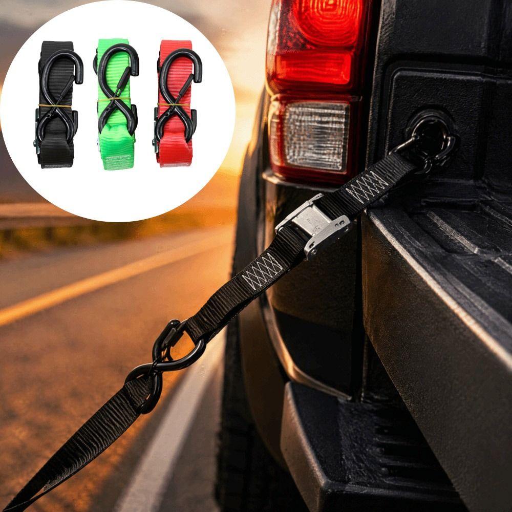 Heavy Duty Ratchet Strap Lock S Hook Cam Buckle Strap Universal Heavy Duty Strap Transportation