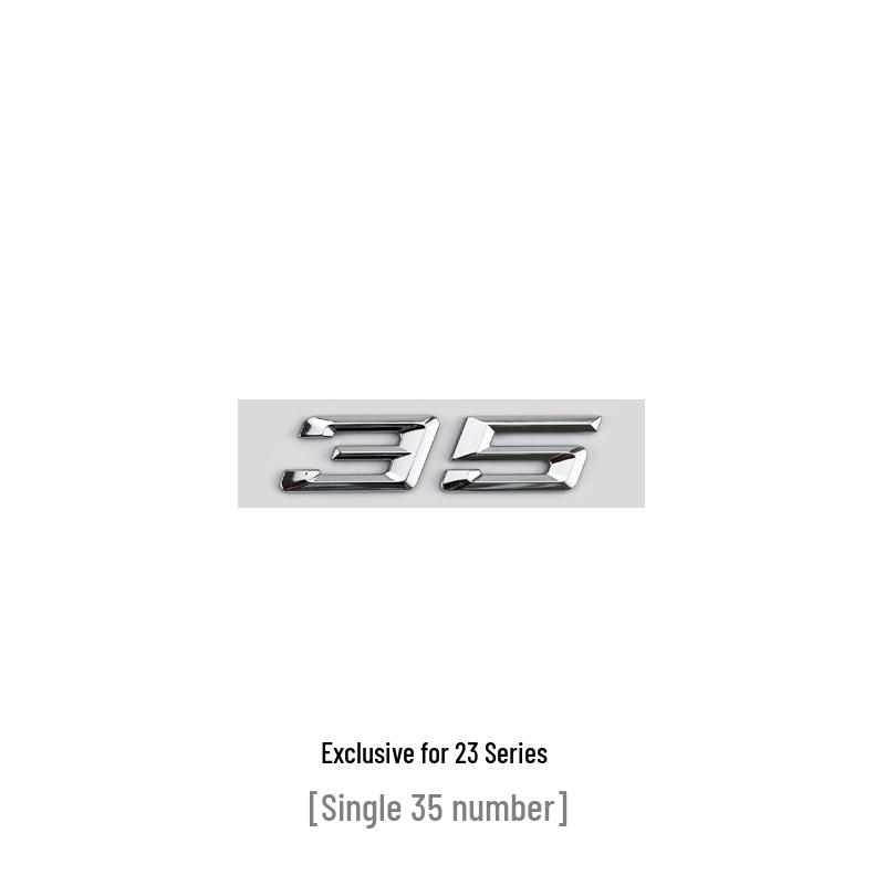 BMW 7 Series 23 Model Rear Emblem Sticker (740Li, 730Li, 750Li, 760Li)