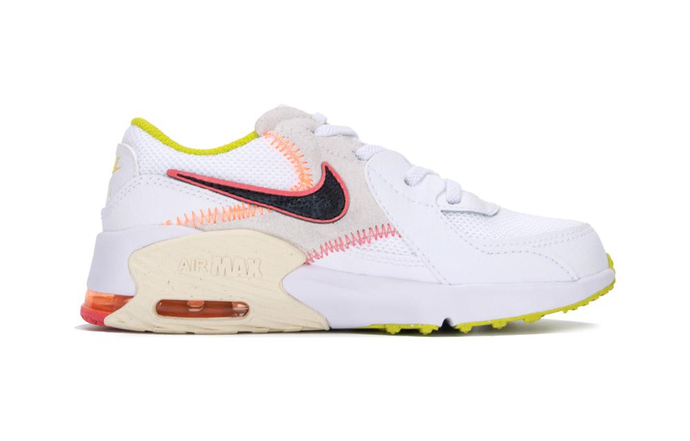 Nike Air Max Excee PS Low top Kids Lifestyle Shoes White Gray Pink Children Aged 3 7 Years Old CD6892-120