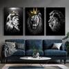 Lion King Animal Art Canvas Posters and Prints Modern Painting Wall Pictures for Living Room Home Decoration Cuadros
