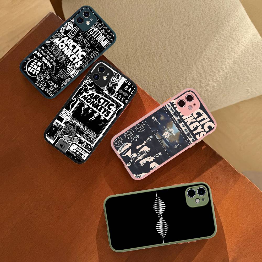 Чехол для телефона с логотипом A-Arctic M-Monkeys Для IPhone 16 15 14 Plus 15 13 12 11 Pro Max X XS MAX Матовый чехол