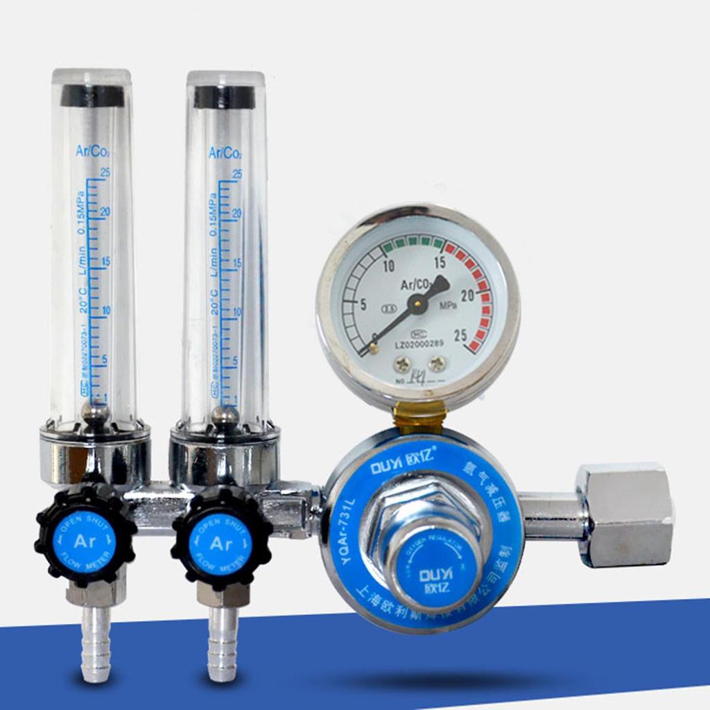 Compact Regulator Flowing Meter For Easy And Precise Argon Gas Control Wide Range Gas Regulator