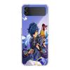 Phone Case For Samsung Galaxy Z Flip 3 4 5 Fold High Hard PC Shell For Galaxy Z Flip 3 5 Cover Honkai Star Rail Genshin Impact