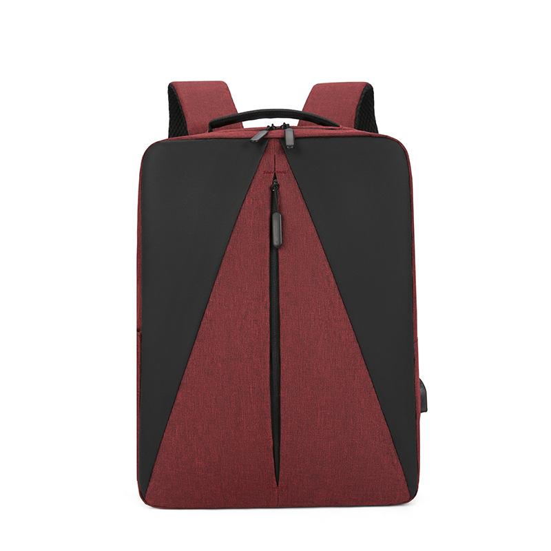 Новый унисекс однотонный водонепроницаемый и дышащий деловой модный повседневный универсальный рюкзак для повседневного использования