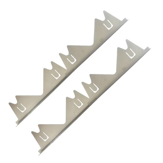 2 шт. Заглушка для зазора плиты из нержавеющей стали, Заполнитель зазора плиты для духовки и столешницы, Термостойкая заглушка для бокового зазора кухонной плиты и столешницы, Защита зазора плиты