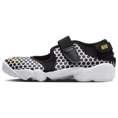 Air Rift Breathe Женские кроссовки в горошек Черный Лазерно-Оранжевый Белый DX5422-001