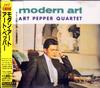CD ART PEPPER QUARTET - Modern Art TOCJ5955 Blue Note 1995 Japan Jazz Used
