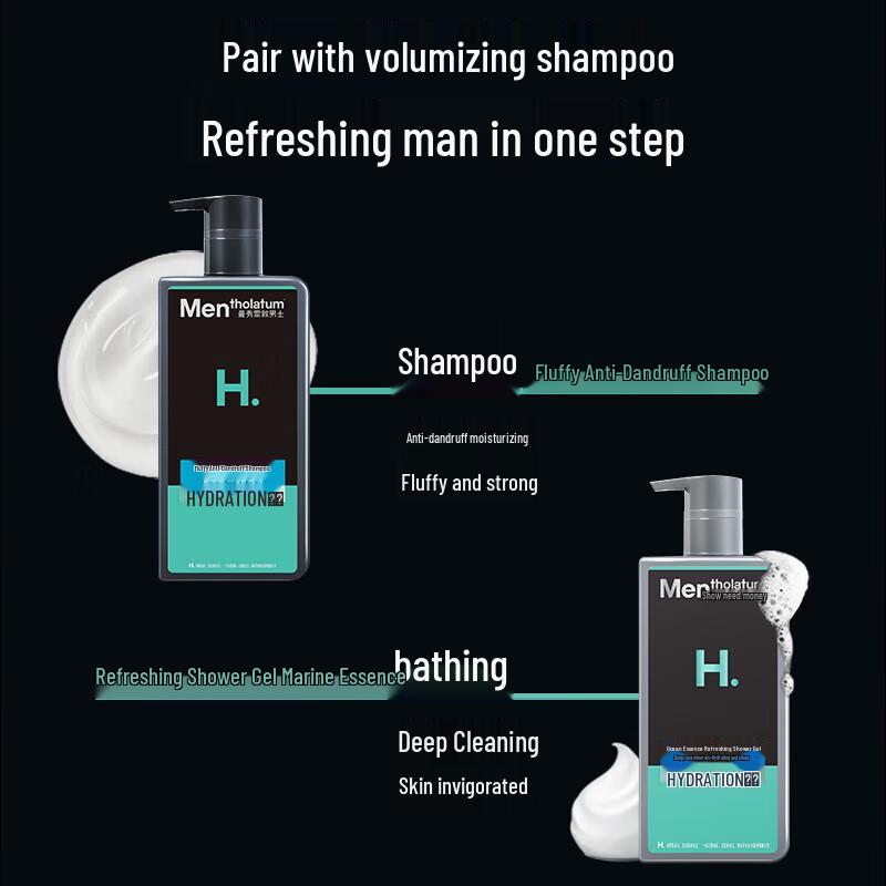 Mentholatum Hand Cream & Men's Shower Gel Set