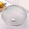 Portable Food Tent with Handle for Camping Stainless Steel Mesh Cover Handle Round Breathable Hot Dishes Protector Durable Guard And Fruit Platters