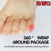 20/10 PCs Toe Protector Soft Silicone Breathable Foot Corns Blisters Toe Cap Cover Foot Care Tool Anti-Friction Toe Separators