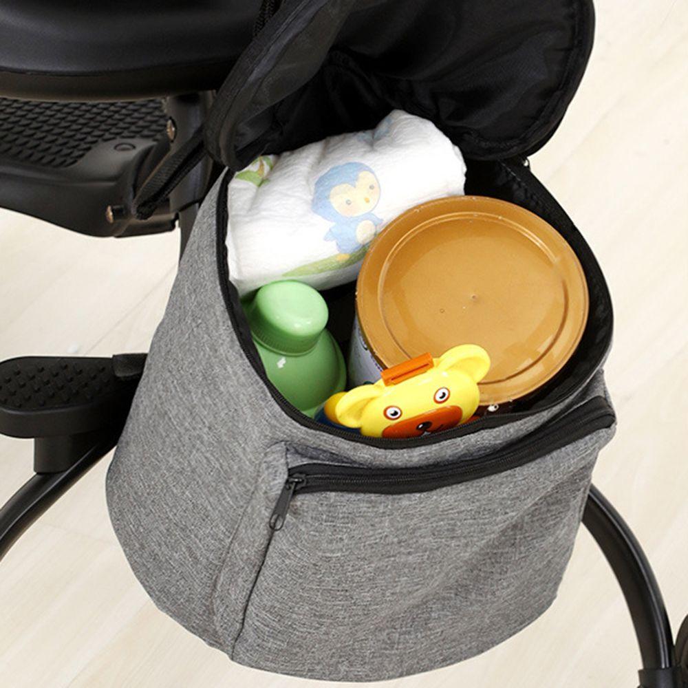 Organizer Diaper Bag Mesh Storage Basket Hanging Storage Bag Bottle Storage Bag Baby Stroller Bag